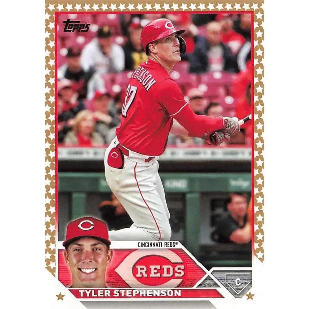 2023 Topps Gold Star Tyler Stephenson #166 Cincinnati Reds